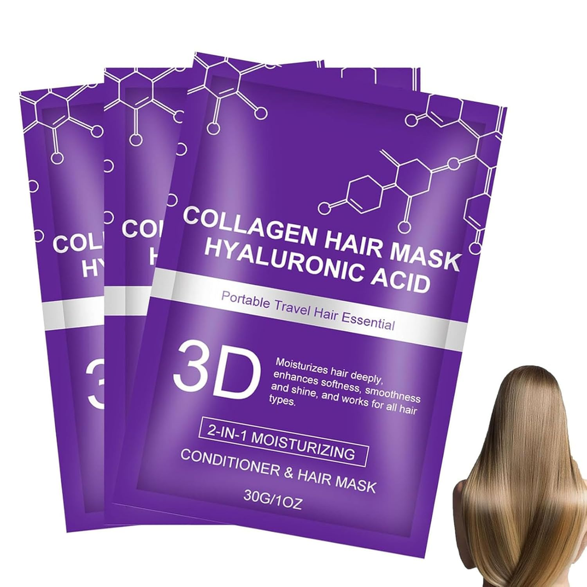🔥Last Day 49% OFF - ✨💇Alcuras Collagen & Hyaluronic Acid Hair Mask💆