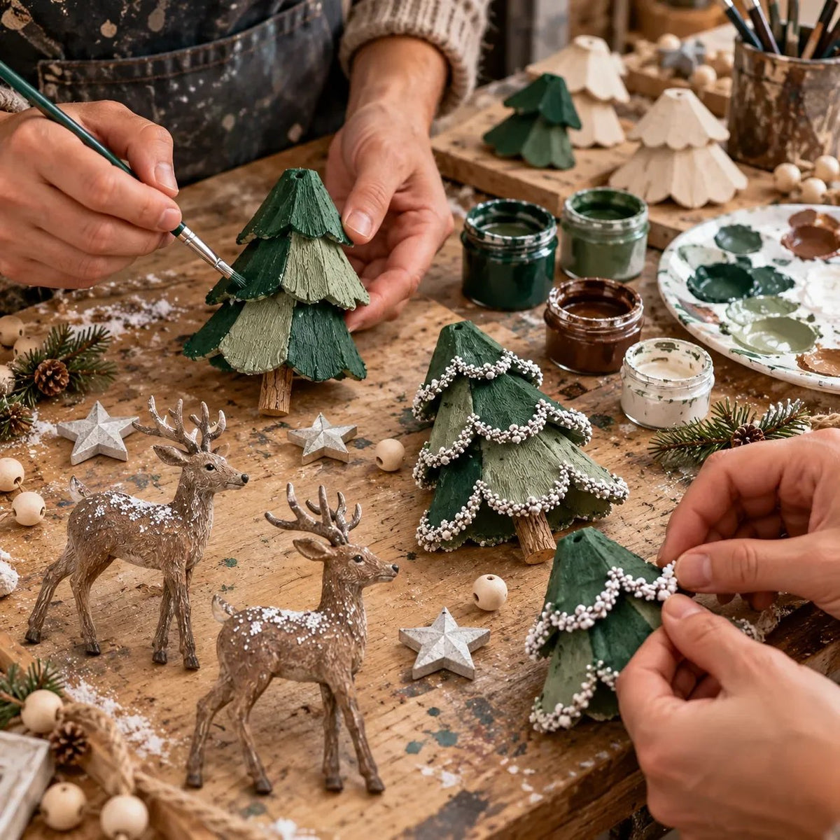⏰ LAST DAY 49% OFF - 🎄Lighted Woodland Christmas Garland🦌