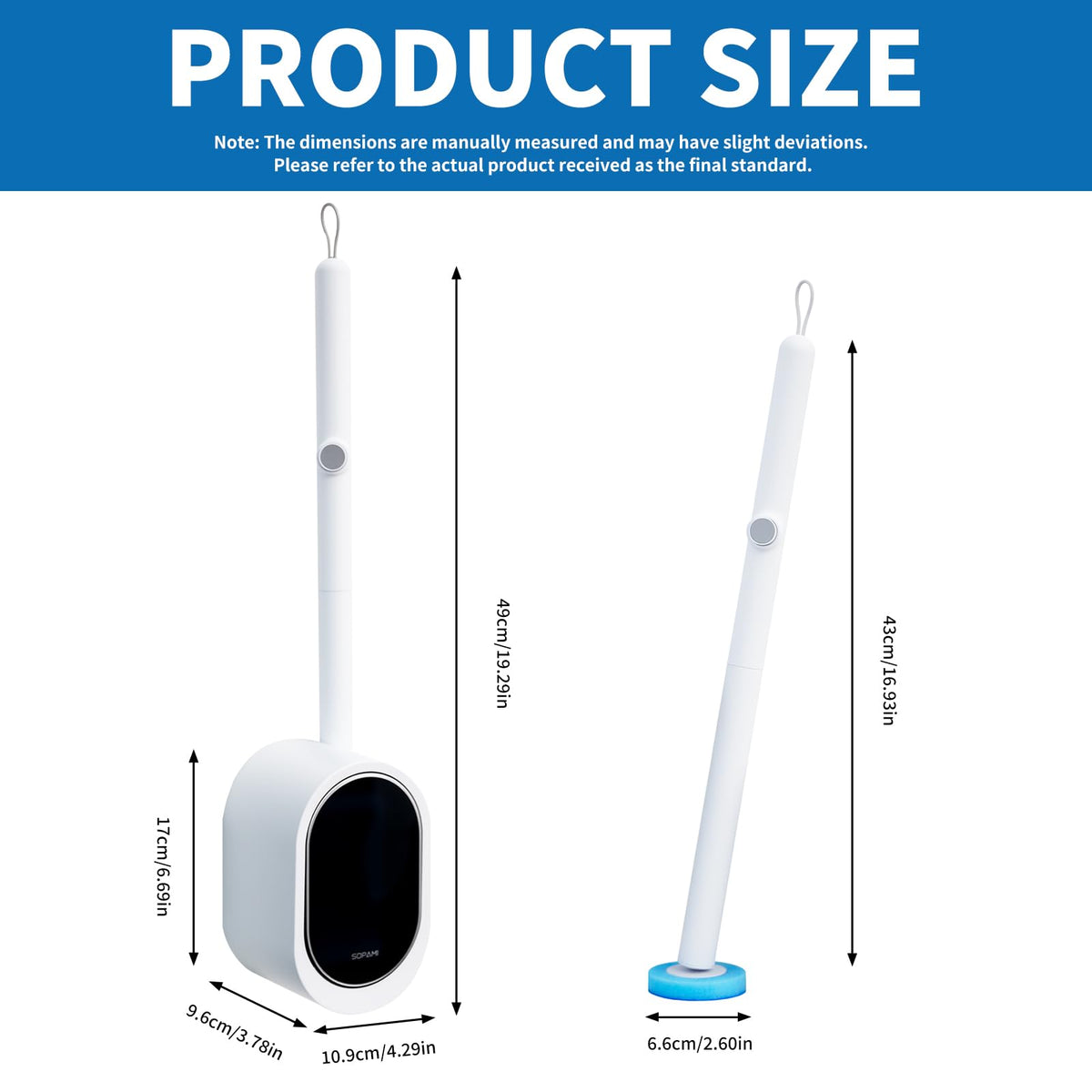 🔥Last Day 49% OFF - 🧼Disposable Toilet Brush System with Refills🫧🚽