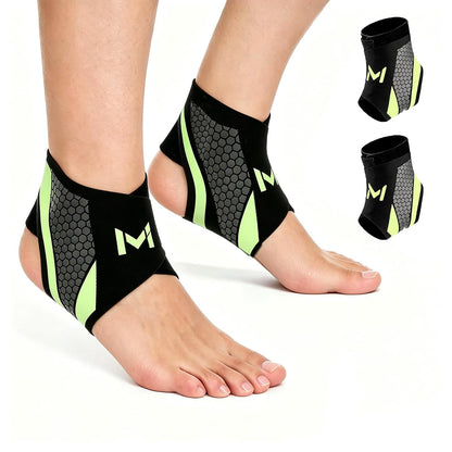 🏃 Ankle Brace 2 Pack – Adjustable Sports Ankle Support 💪