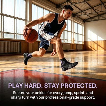 🏃 Ankle Brace 2 Pack – Adjustable Sports Ankle Support 💪