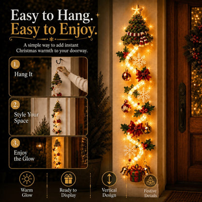 (🎁Last Day 49% OFF)🎅✨Glowing Christmas Door Hanger