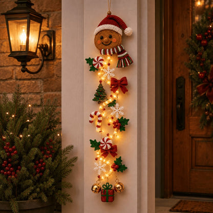 (🎁Last Day 49% OFF)🎅✨Glowing Christmas Door Hanger