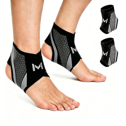 🏃 Ankle Brace 2 Pack – Adjustable Sports Ankle Support 💪