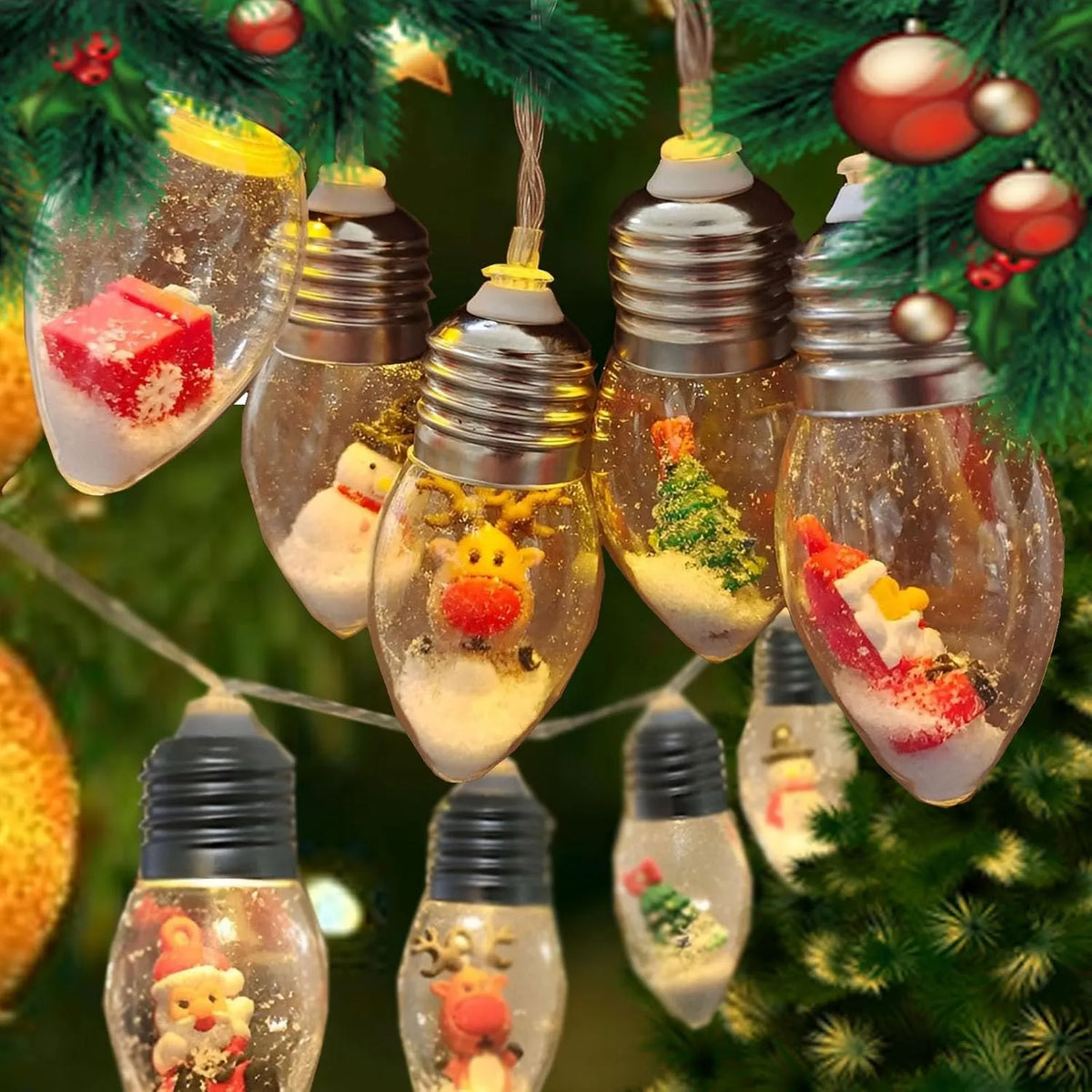 🎁Last Day 49% OFF - ✨🎅Christmas Led Bulb String Lights🎄