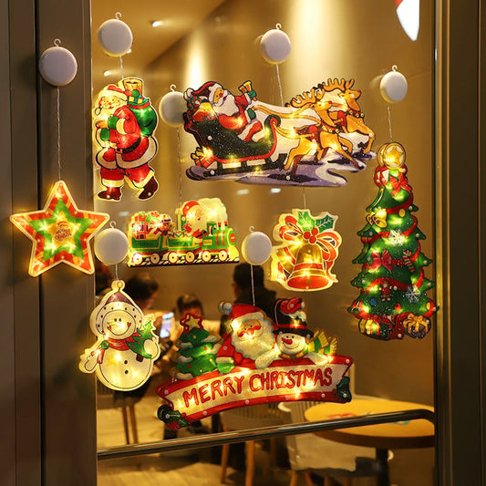 🎁Last Day 49% OFF - ✨🎄Christmas Window Hanging Lights