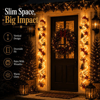 (🎁Last Day 49% OFF)🎅✨Glowing Christmas Door Hanger